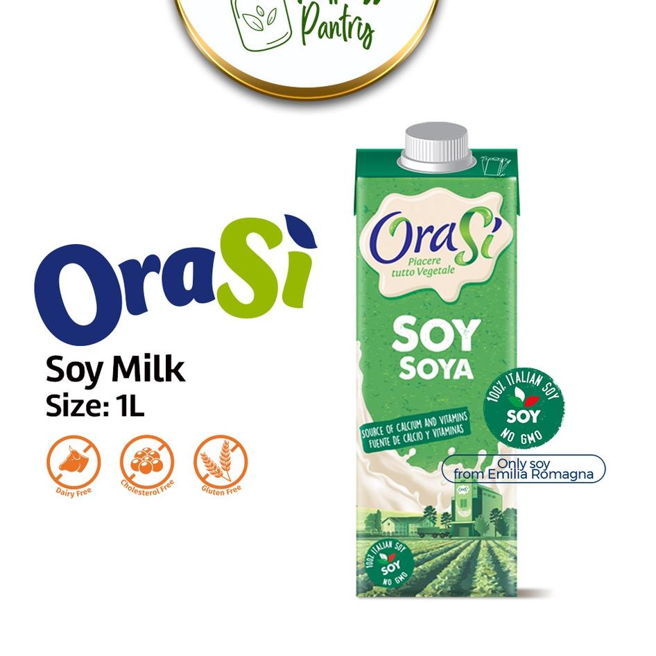 

Kepoin aja ORASI SOY MILK 1L / SOY DRINK / MINUMAN SUSU KACANG KEDELAI