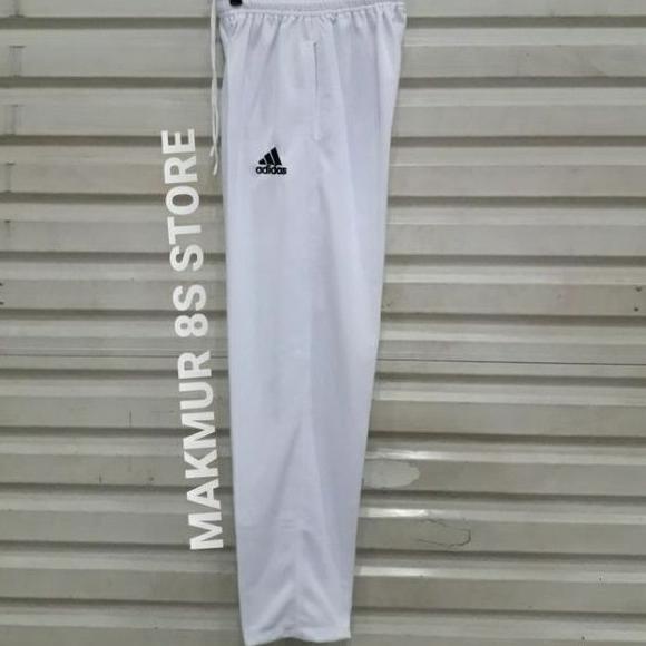 MENARIK celana training putih dewasa/training putihpria/wanita MLXLXXL