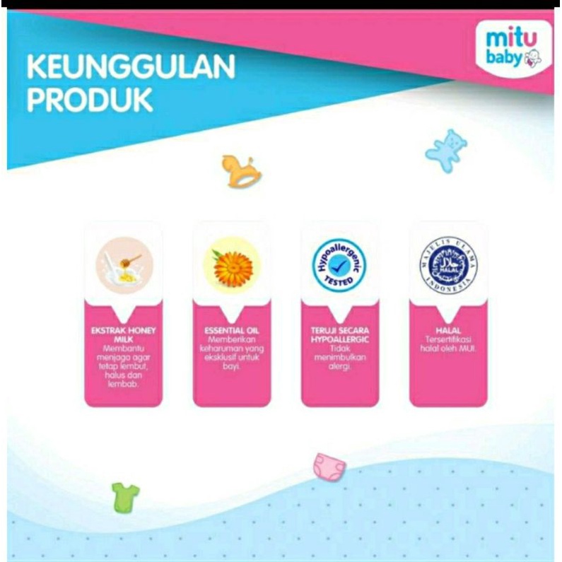 Mitu Baby Fresh &amp; Clean Shampoo 200ml