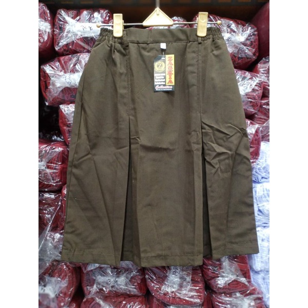 Rok Pramuka Pendek / Rok Pramuka SMP-SMA Pendek / Rok Coklat Pendek SMP-SMA / Rok Pramuka SMP-SMA Sp