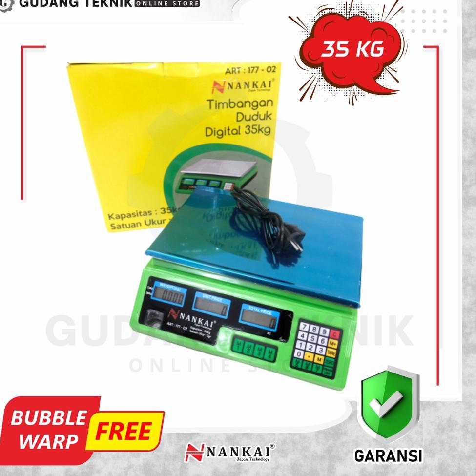 CHEKOUT Timbangan Duduk Dital 35KG NANKAI / Timbangan DITAL Duduk 35 Kg NANKAI
