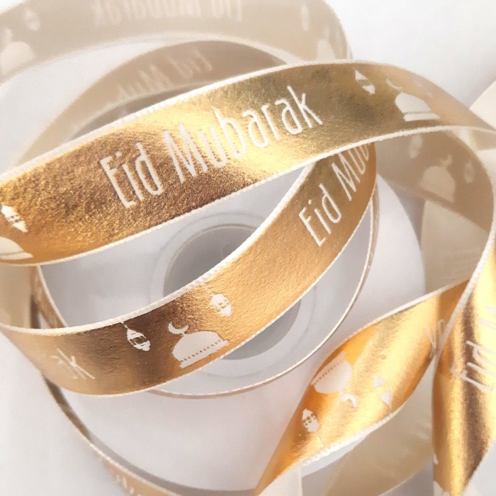 

Pita Lebaran Idul Fitri Gold Lebar 2Cm - Roll 062