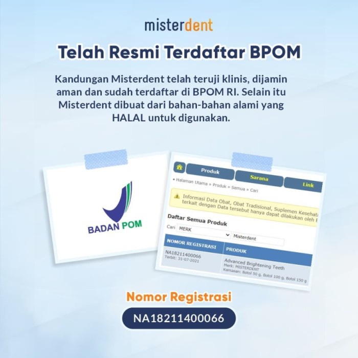 TERLARIS- Pasta Gigi Misterdent Pemutih Gigi Kuning Membandel (NEW)