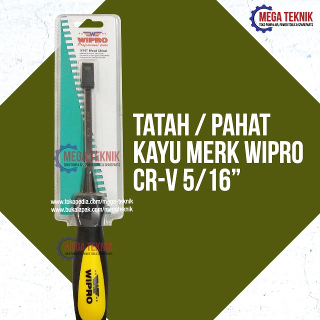 """] Tatah / Pahat Kayu / Wood Chiesel Wipro CR-V 5/16"