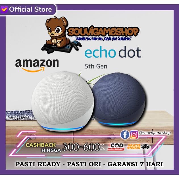 Speaker Amazon Echo Dot 5Th Gen / 5Th Generation Original Latest Smart Speaker