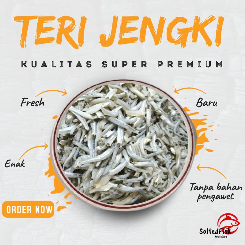 

Ikan Asin Teri Jengki 1kg Kualitas Super Premium