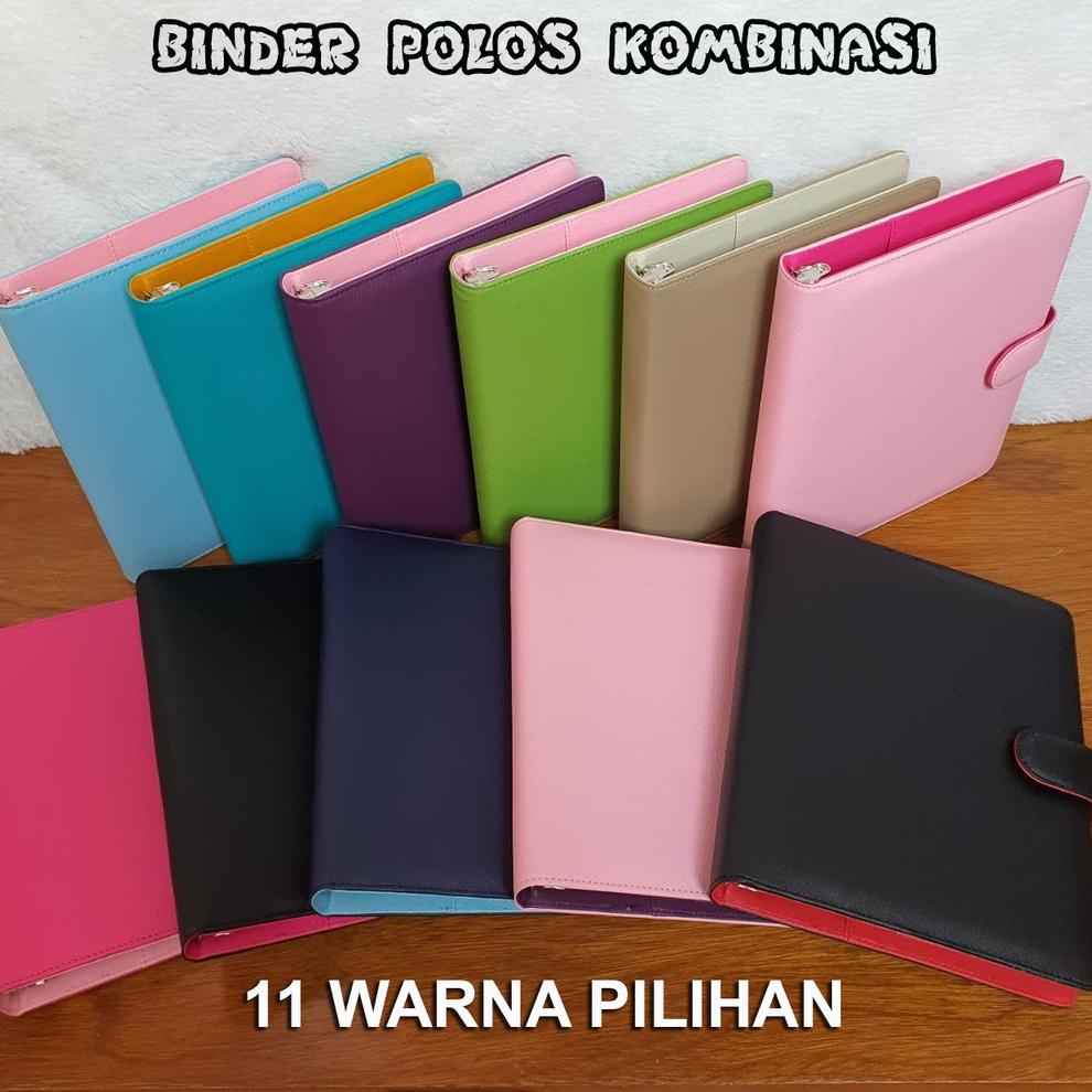 

[ART. 896] BINDER KULIT JERUK POLOS KOMBINASI 12 WARNA PILIHAN A5 DAN B5