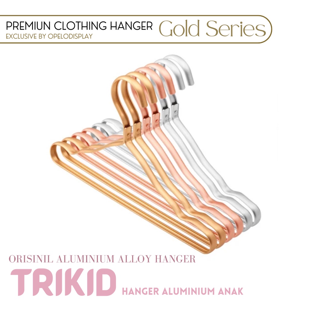 HANGER ALUMINIUM ALLOY ANAK TRIKID PREMIUM