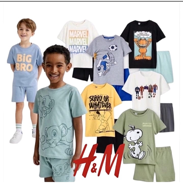 Setelan Baju Anak H&M Full Hangtag