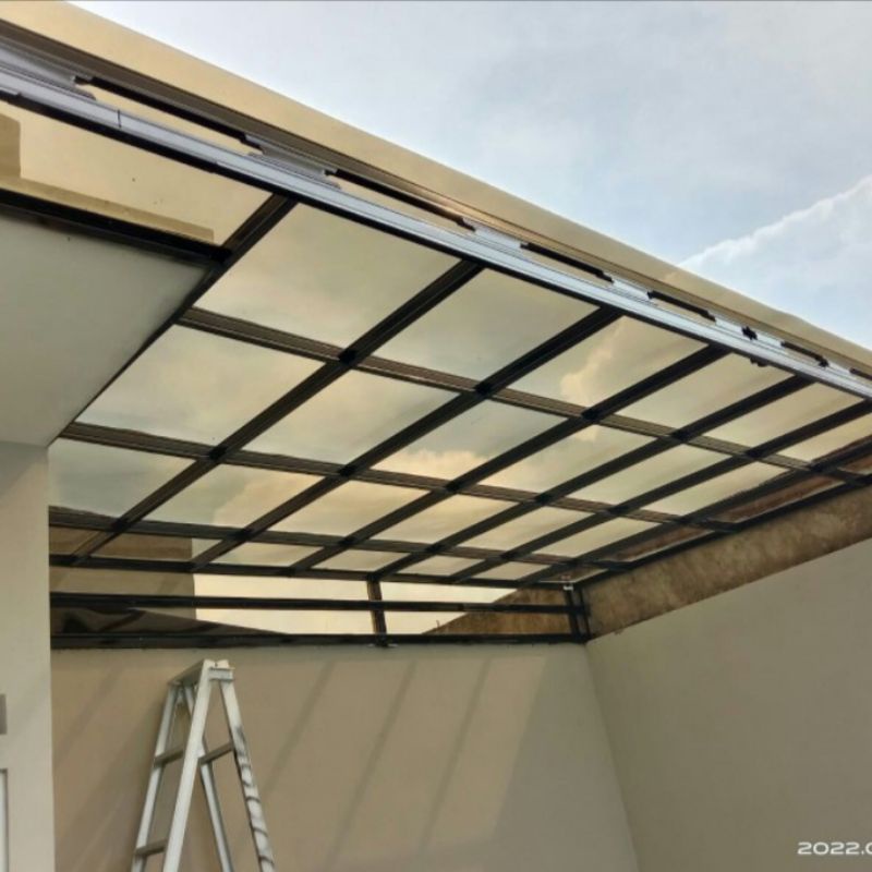 Kanopi Solarflat Terpasang