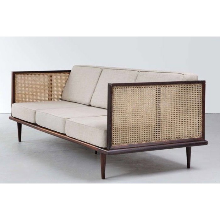 KURSI BENCH BANGKU RATTAN KURSI RATTAN KURSI BENCH SOFA BENCH RATTAN