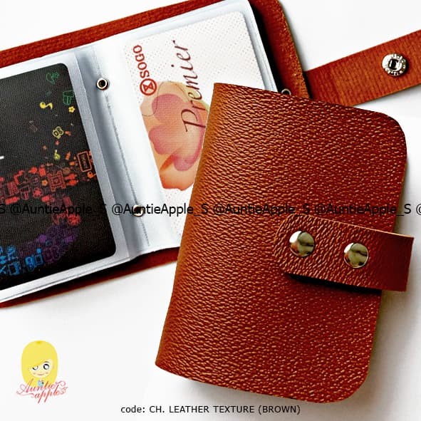 

Leather Card Holder/Dompet Kartu Kredit/Cardholder Kulit Jeruk Brown Star Seller