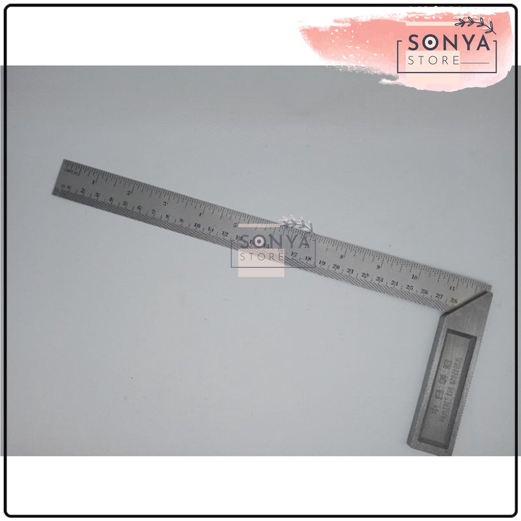 

Siku Tukang Tipis Penggaris 12 in 30cm Penggaris Tukang Angle Ruler 90