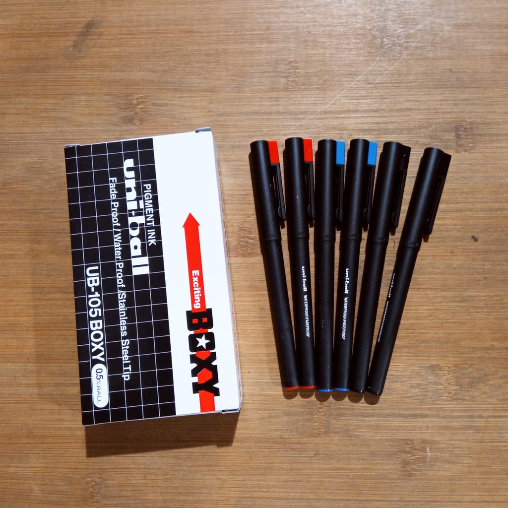 

Bolpoin Boxy Uniball 0.5mm