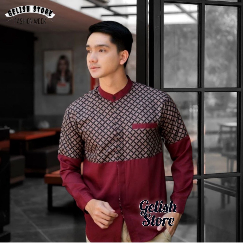 [Terlaris]Baju Koko Kurta Dewasa Lengan Panjang Material Catton Adem Serap Keringat