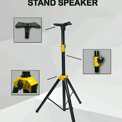 Terlaris Tiang Salon Speaker Aktif Tripod Dudukan Speaker Full Besi Kokoh Awet