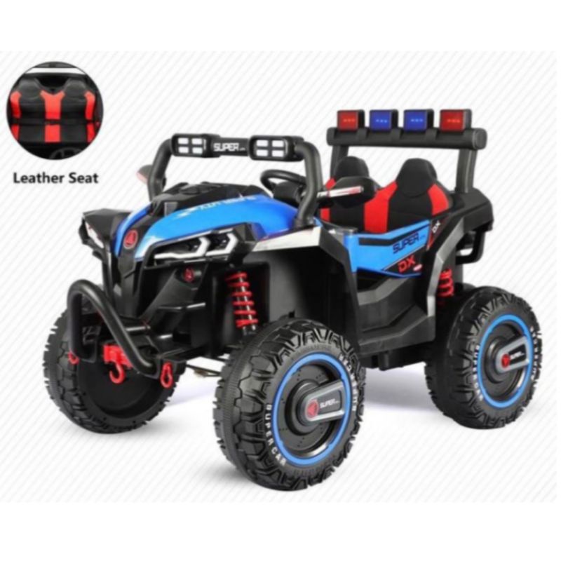 Mainan Mobil Aki Ejp 7714 Ban Karet Jok Kulit