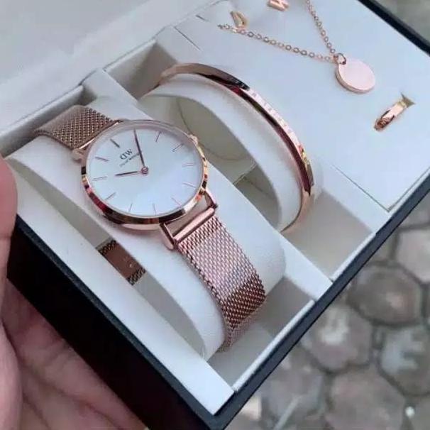 MURAH Bayar Di Tempat - Jam Tangan Fashion WD 01 KZ Petitie Melrose Paket Acc , Box Orinal & Paper B