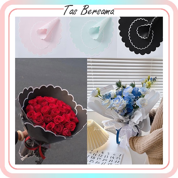 Flower Wrapping Cellophane Paper Kertas Buket Bunga Florist Bucket Termurah Ecer KB6181