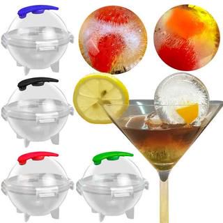 Cetakan Es Batu Model Bulat Jumbo / Ice Mold Bentuk Bola Cristal / Cetakan Puding Agar Jelly Cokelat Gelatin / Round Ball Ice Maker [MF]