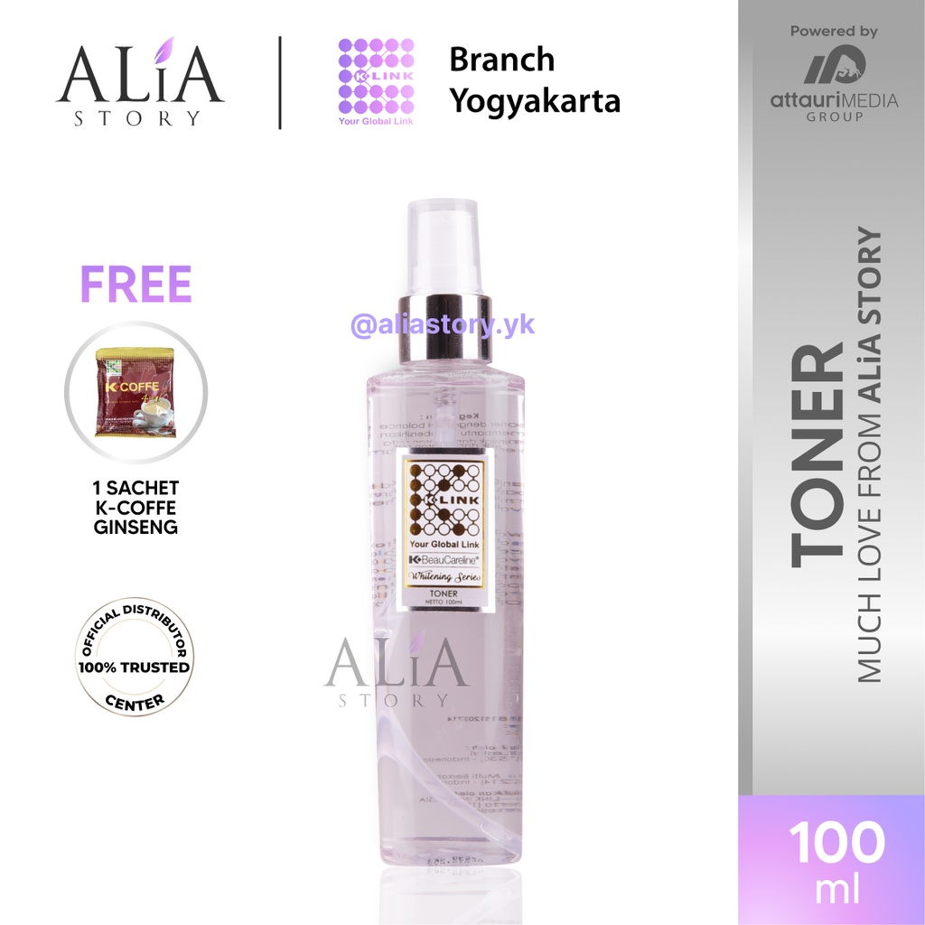 K-Beaucareline Whitening Series Toner Original | Original by Alia Story K-Link Yogyakarta