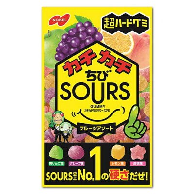 

Permen Varian Buah-buahan Nobel Chibi Sours Fruit Assortment