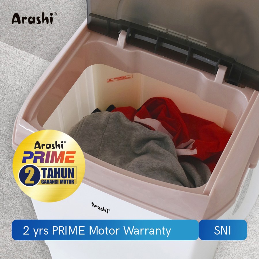 Arashi Mesin Cuci Mini Portable AWM452A Kapasitas 4,5 KG GARANSI RESMI 2 Tahun