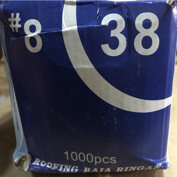 SEKRUP BAJA RINGAN/SEKRUP GRC/SEKRUP ROOFING ZOLO 8 x38/SEKRUP PUTIH