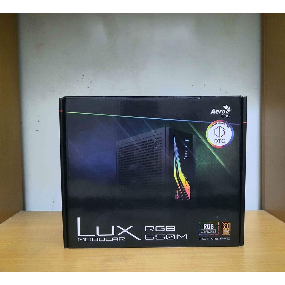 PSU AEROCOOL RGB LUX 650WATT 80+ BRONZE MODULAR
