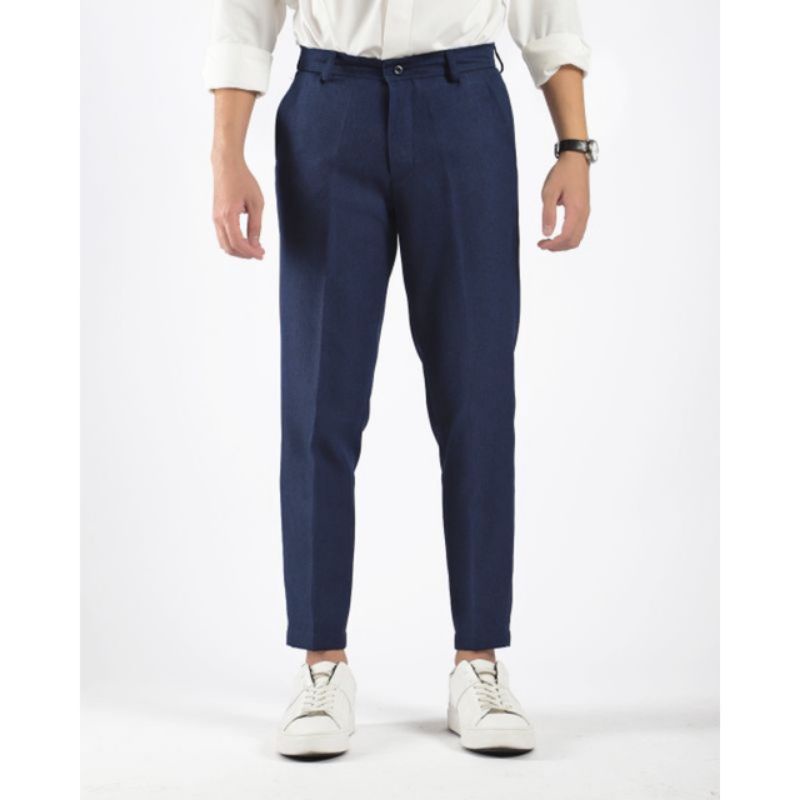 Celana Chino Ankle Pants Pria/Celana Chinos Ankle Pants 28-38/Celana Formal Pria