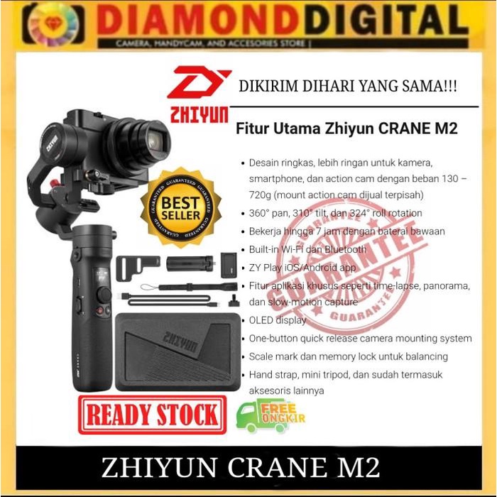 Terlaris Zhiyun Crane M2 3-Axis Gimbal Stabilizer - Zhiyun Crane M 2 - Crane M2