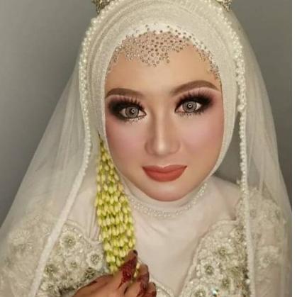 ♢ SLAYER PENGANTIN/ SLAYER VEIL MUTIARA PENGANTIN / HIJAB PENGANTIN MUTIARA ➤
