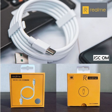 Kd Kabel Data Realme Vooc Qualcom Micro Usb &amp; Type C Original Fast Charging Import