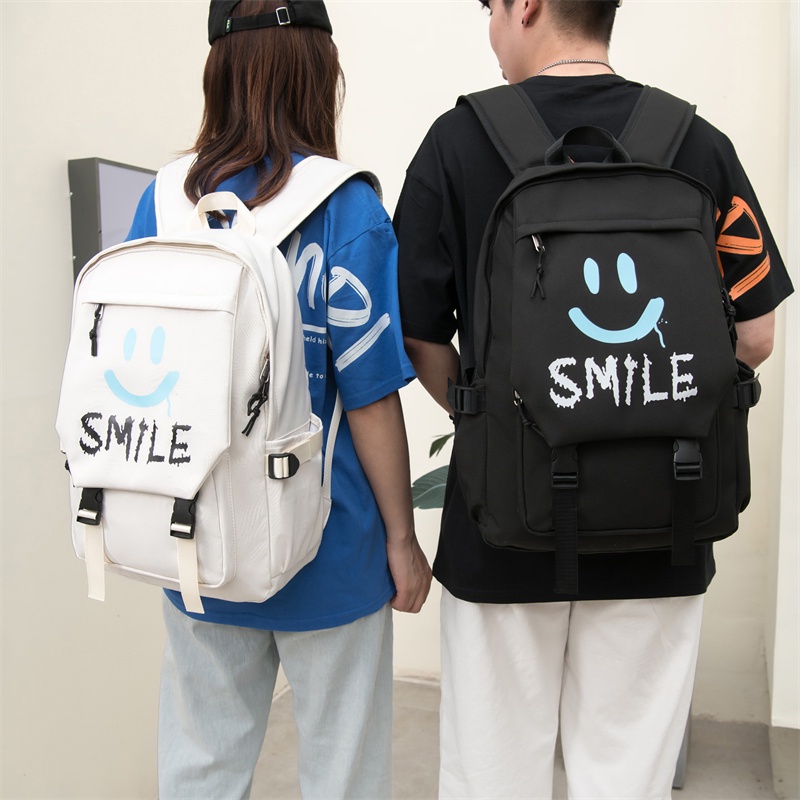 Uphike Ransel Unisex Simple Kekinian Tas Sekolah Pria Import Terbaru Anti Air TR607