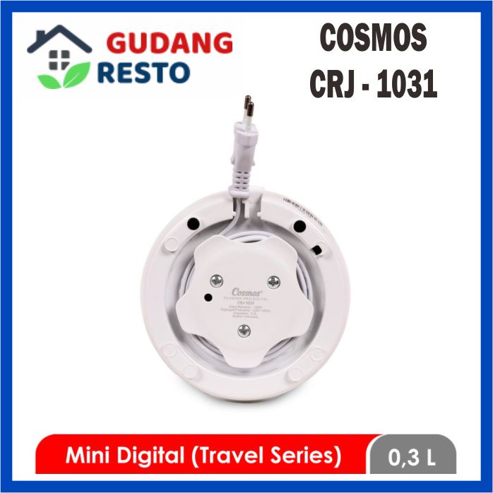 COSMOS CRJ 1031 DIGITAL RICE COOKER MINI TRAVEL 0.3 L MAGICCOM CRJ1031 4 IN 1 0,3 L TRAVEL SERIES