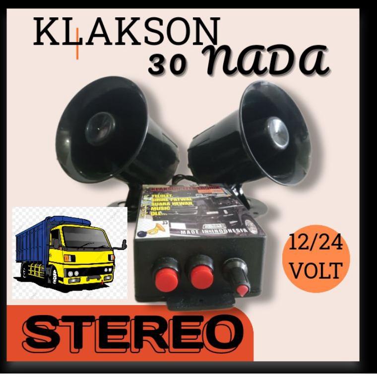 HARGA SPESIAL klakson telolet 12 volt 24 volt elektronik klakson mobil motor