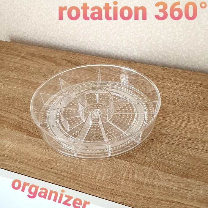 

Organizer Storage - Rotate Turntable (Rak Putar) Acrylic 1 Level Star Seller