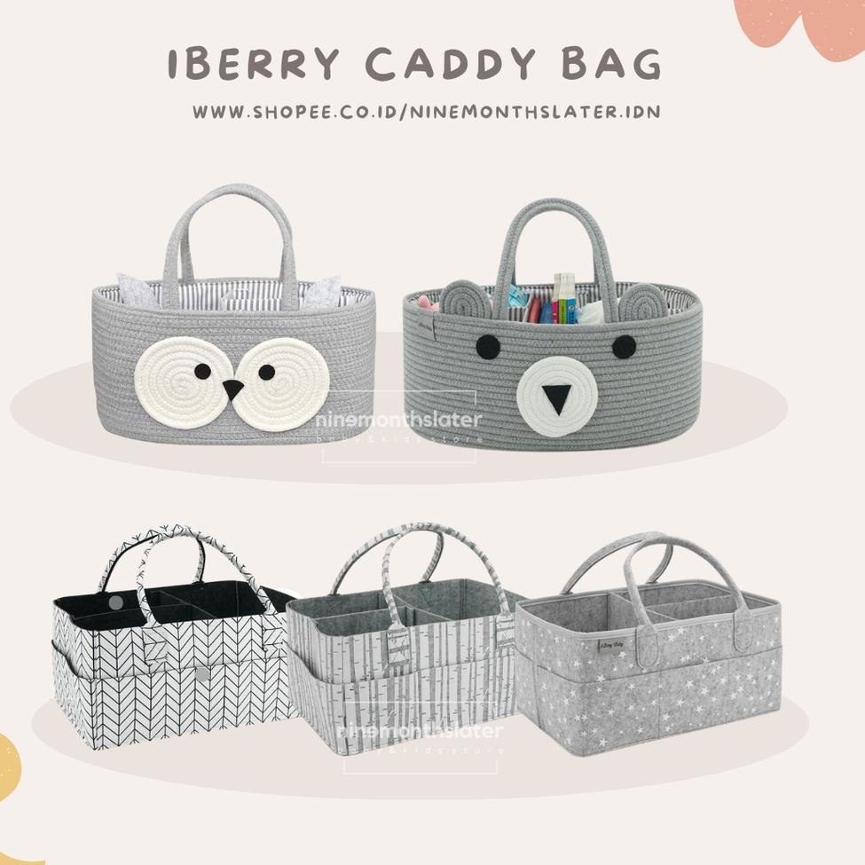 STOK TERBARU iBerry My Size Multipurpose Caddy Bag dengan Tutup Diaper Tas Stroller Organizer Baby P