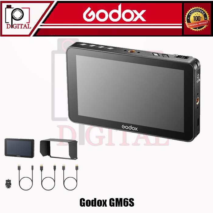 Godox GM6S Camera Monitor 4K HDMI Touchscreen / Godox GM6S