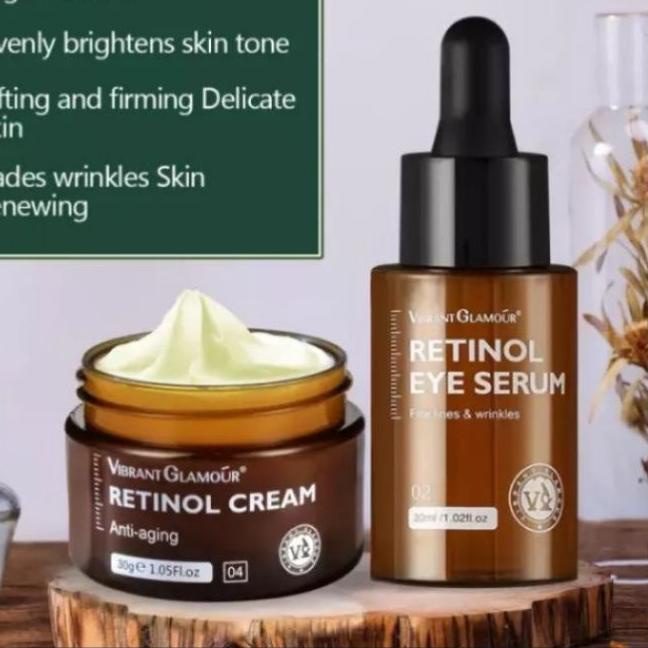 ☋ Glamour Vibran retinol cream dan serum ❊