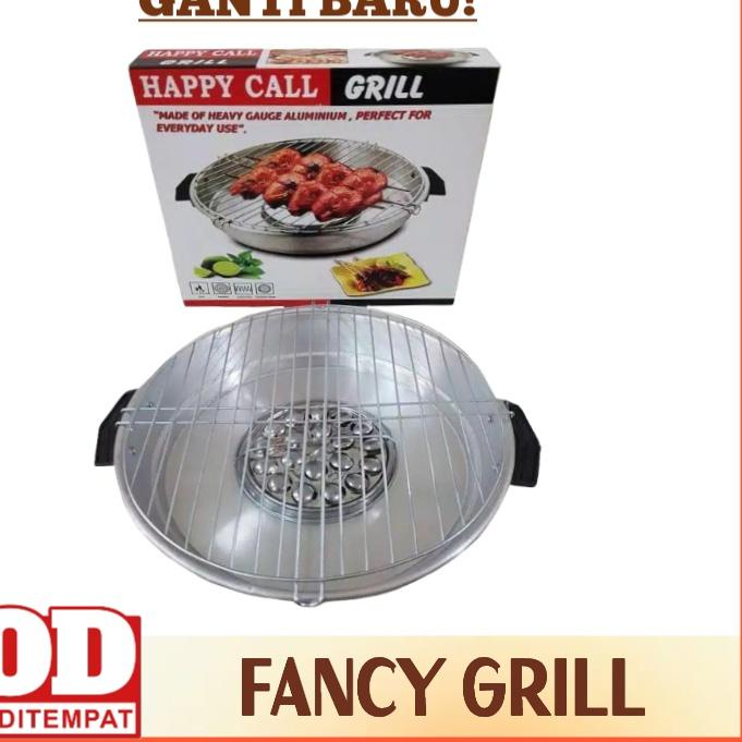 ۩ Fancy Grill Alat Panggang Tanpa Arang Panggangan Sosis Pemanggang Sate Pemanggang Kompor ☁