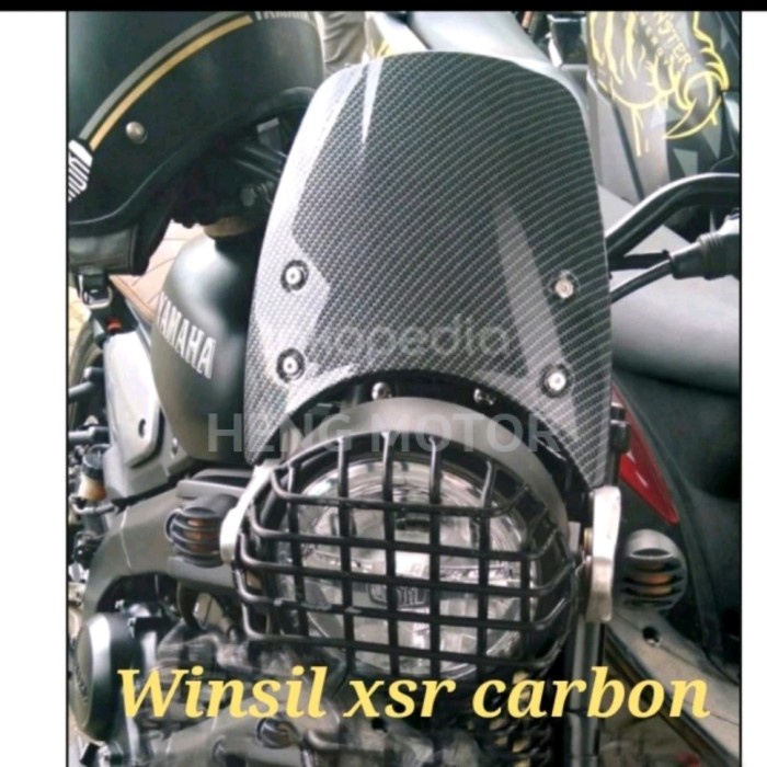 WINSIL YAMAHA XSR 155 CARBON - WINSHIELD NEMO XSR 155 CARBON