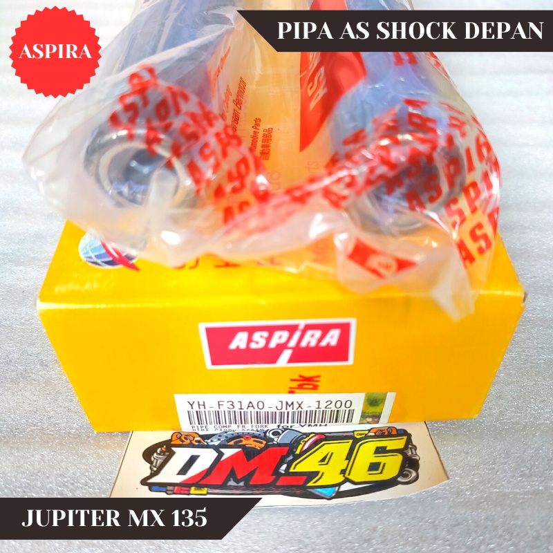 AS SHOCK DEPAN PIPE COMP FRONT FORK JUPITER MX 135 ASPIRA