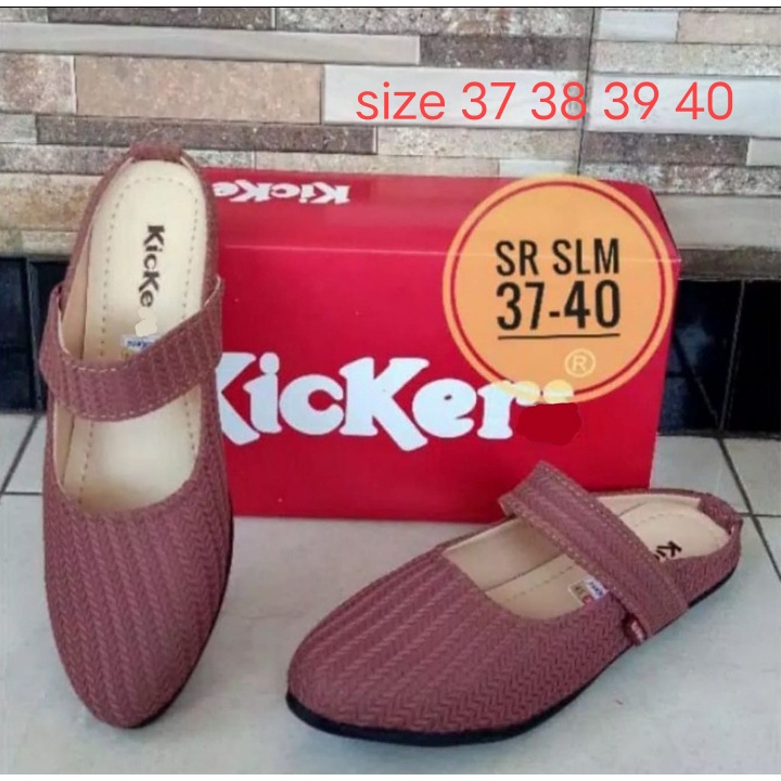 Sandal Slop Rajut Platform Wanita Murah Casual Slip Sendal Cewek Santai Sandal Rajut  Original Sandal Wanita Flat