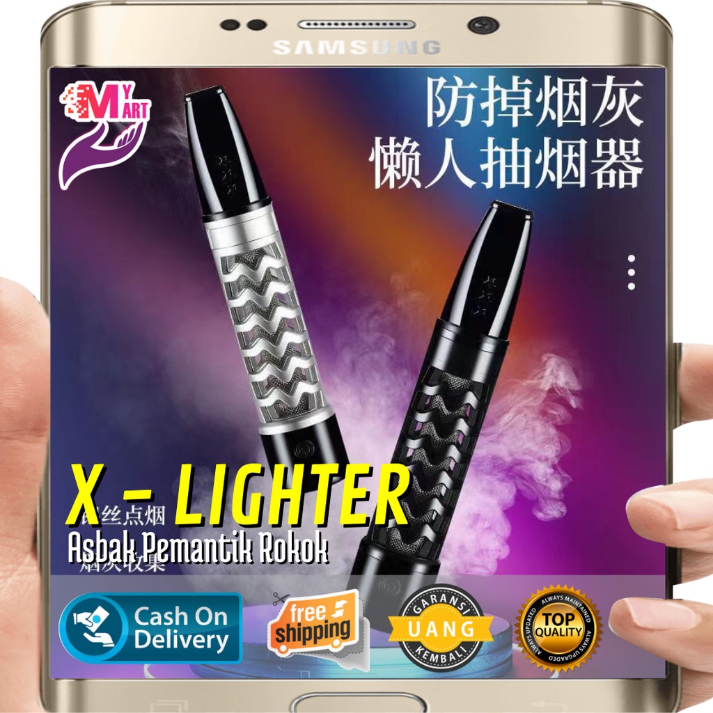 Asbak Rokok Portable Elektrik - Pemantik Rokok - X Lighter Enclosed with USB Tungsten Coil