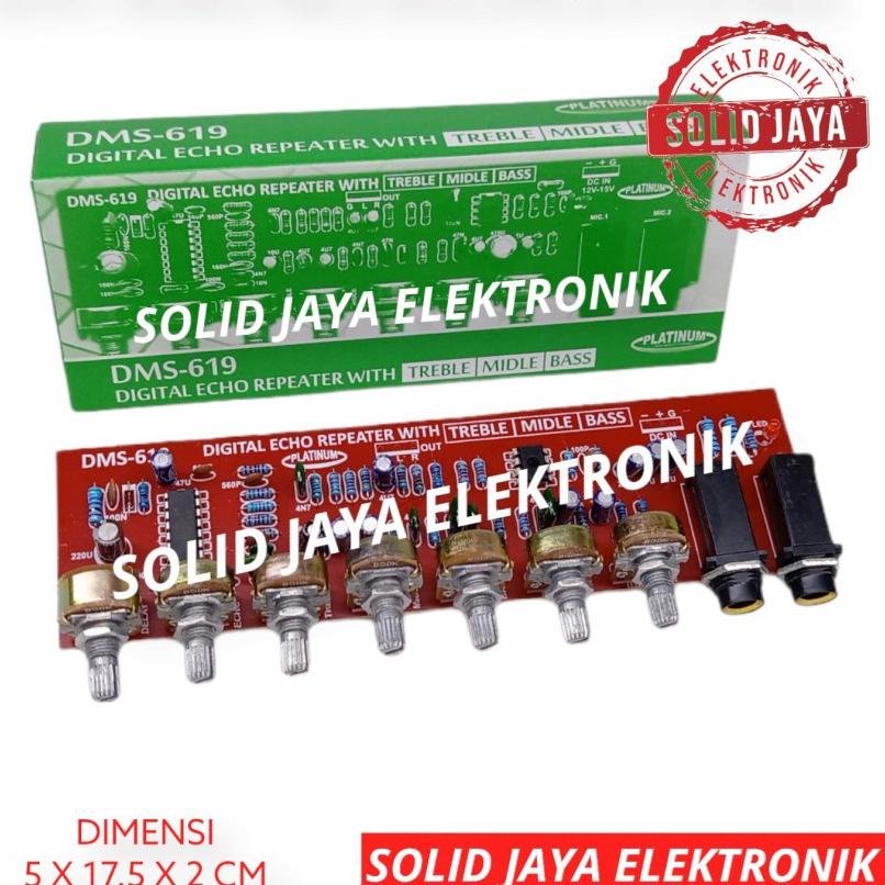 ❃ KIT DIGITAL ECHO REPEATER PLUS TREABLE MIDLE MIDDLE BASS MIC KARAOKE PREAMP PRE AMP PRE-AMP MICROP