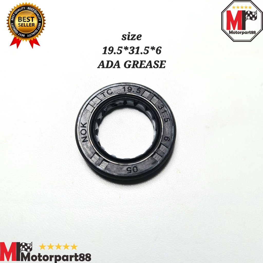 OIL SEAL SIL KRUK KRUG KRUCK AS GENIO KOJ 19.5*31.5*6