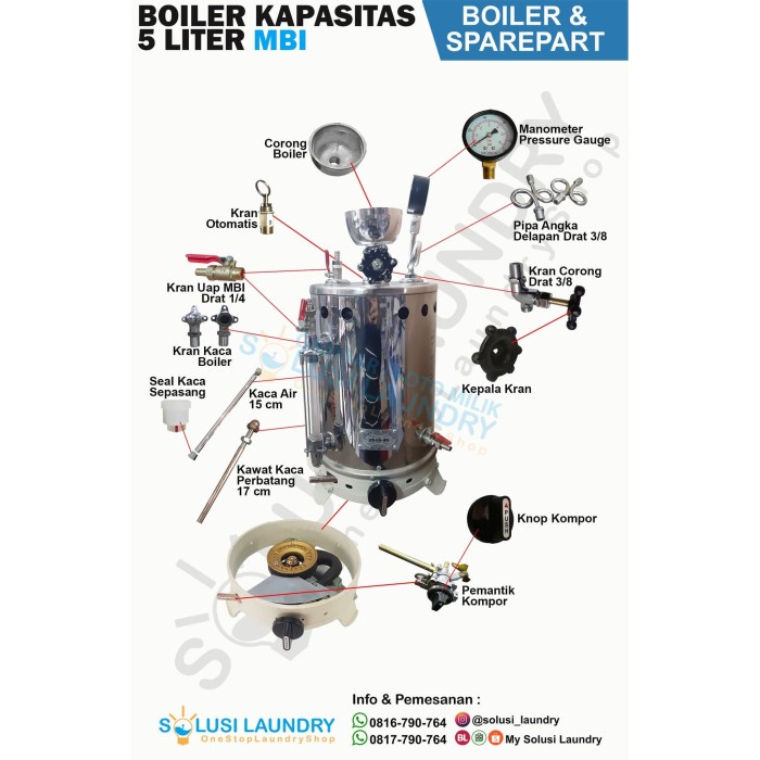 TERBARU- Boiler Maomoto 5 liter (PROMO)