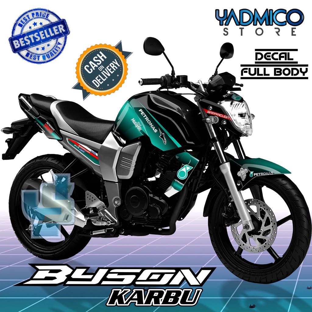 Decal Byson Carbu Full Body - Stiker Motor Byson Karbu Full Body - Striping Hologram Byson Carbu Var