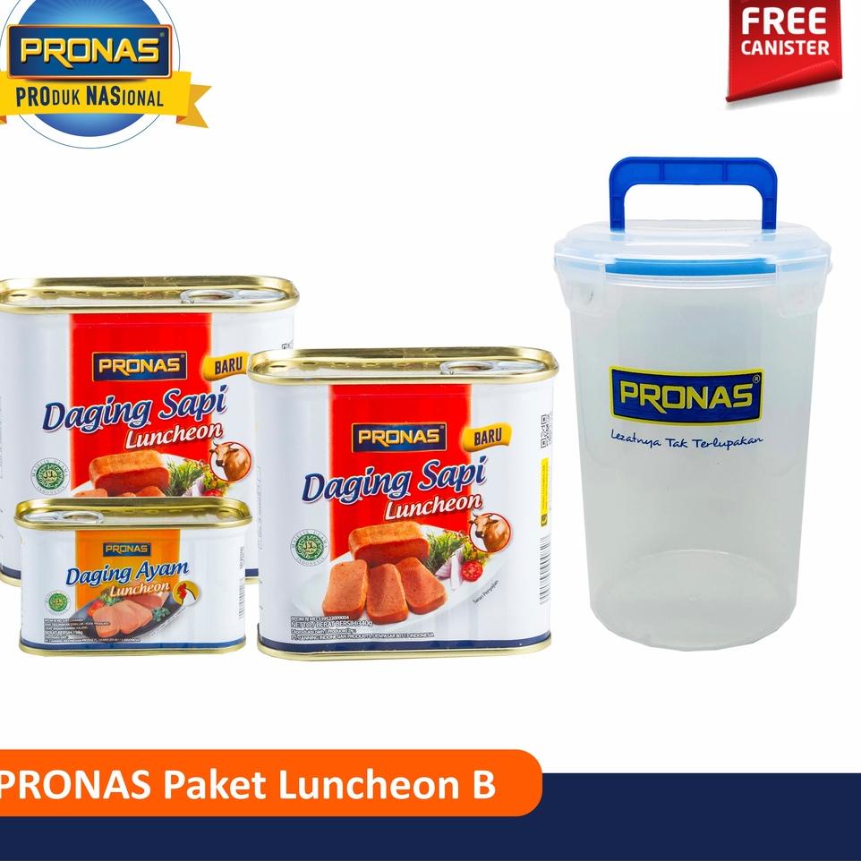 

۝ PRONAS Paket Luncheon B Free Cannister ☻